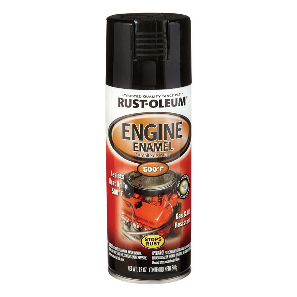 Gloss Black Automotive Engine Enamel Spray Paint