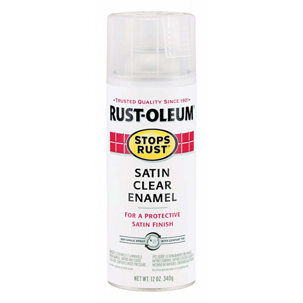 12 oz Satin Clear Spray Paint pack of 6
