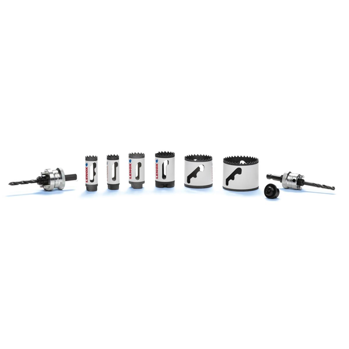 Pumbers Hole Saw Kit, 9 Piece