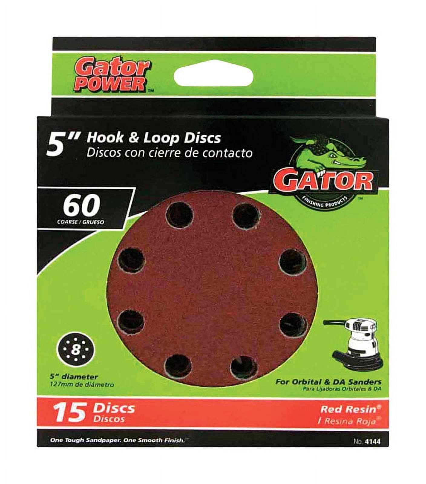 5 in. 60 Grit Sand Disc, Pack of 15