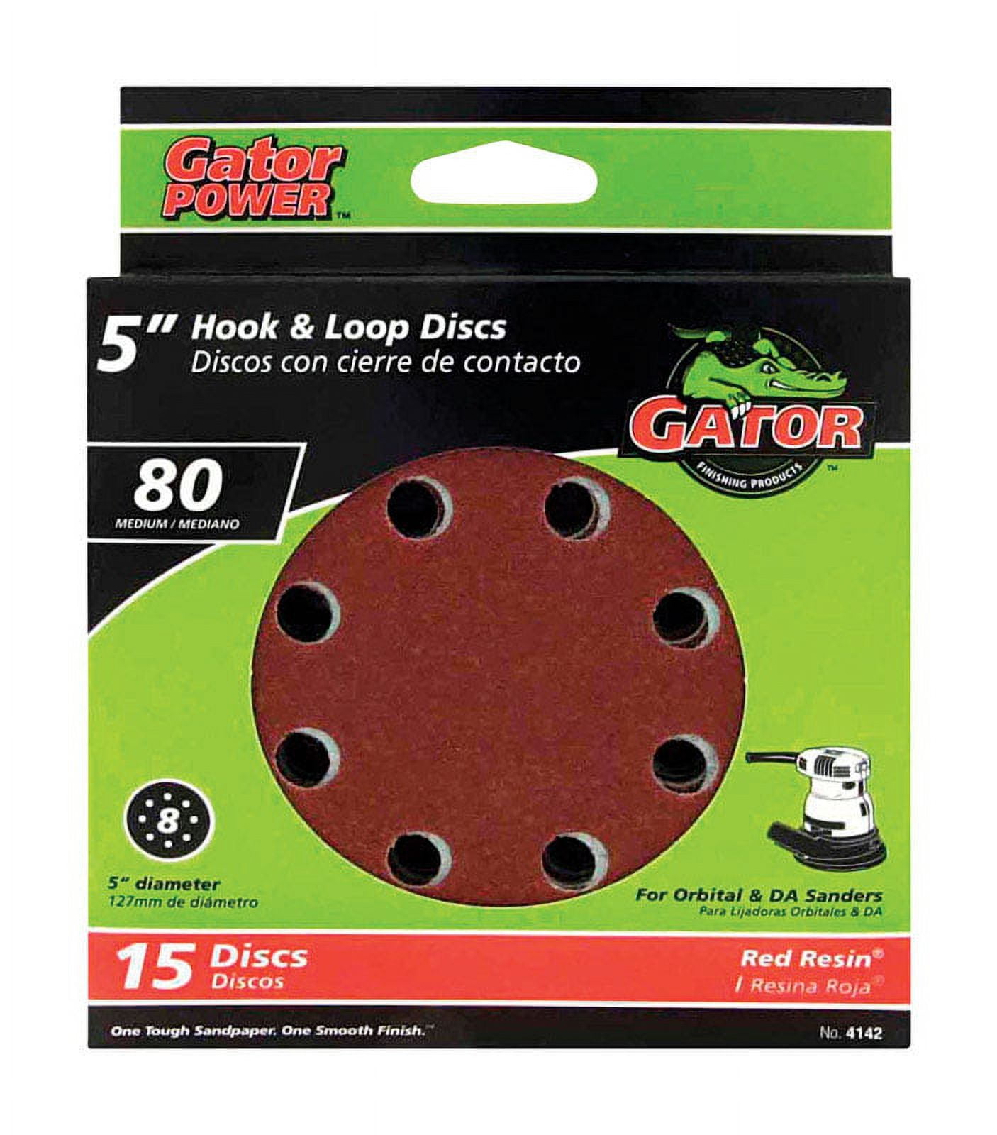 5 in. 80 Grit Sand Disc, Pack of 15