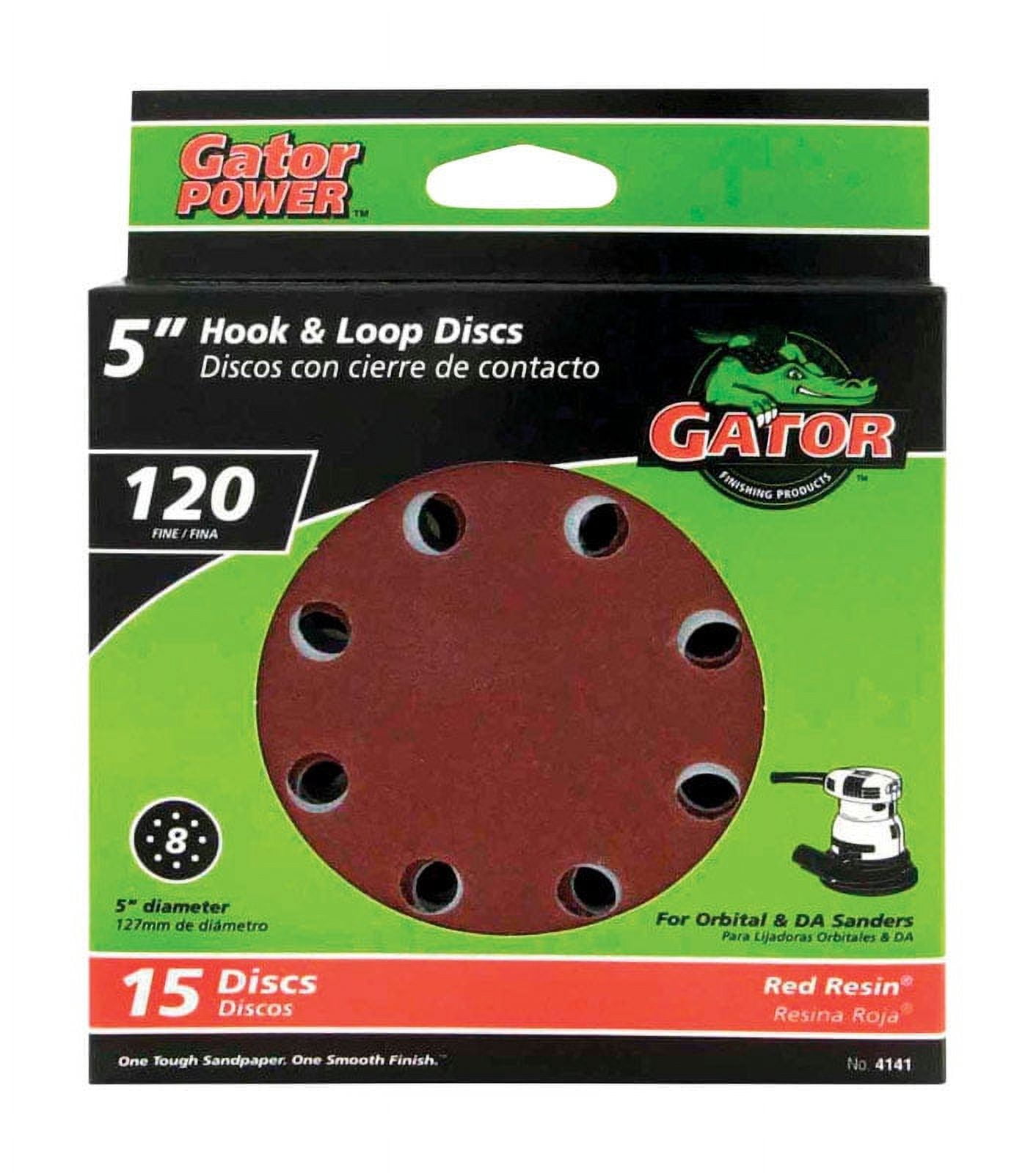5 in. 120 Grit Sand Disc, Pack of 15
