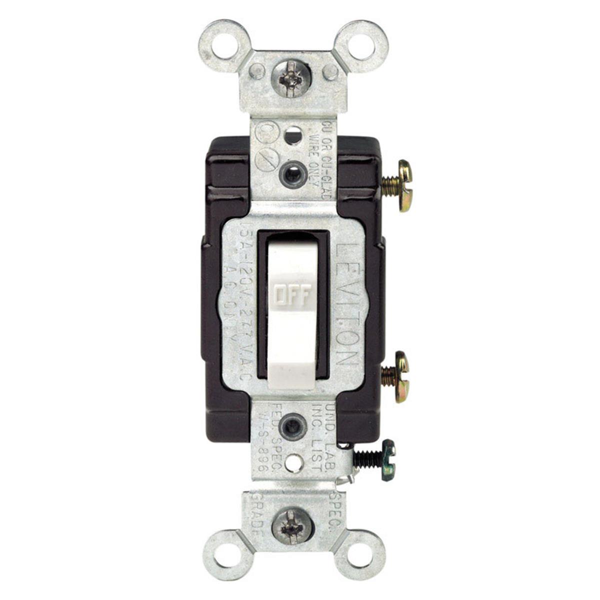 15A White Lighted 1 Pole Switch