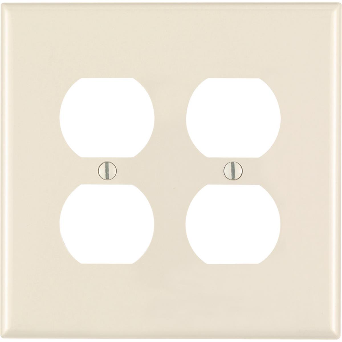 2 Gang Duplex Receptable Wallpalte