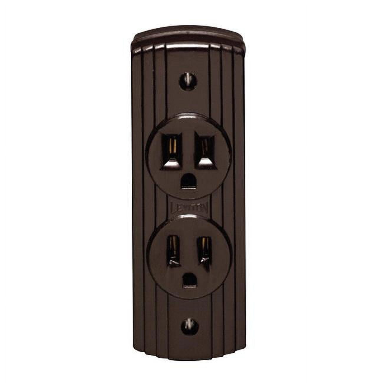 3236601 15A Brown Recptacle Surface Mount