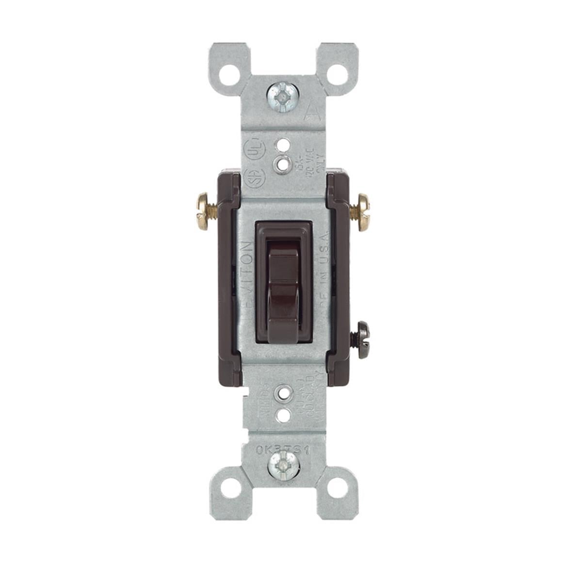 3way Grounding Brown Quiet Switch