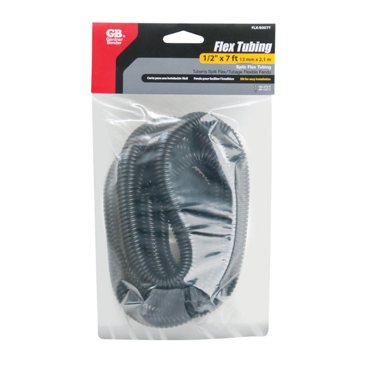 0.5 in. x 7 ft. Black Flex Tubing