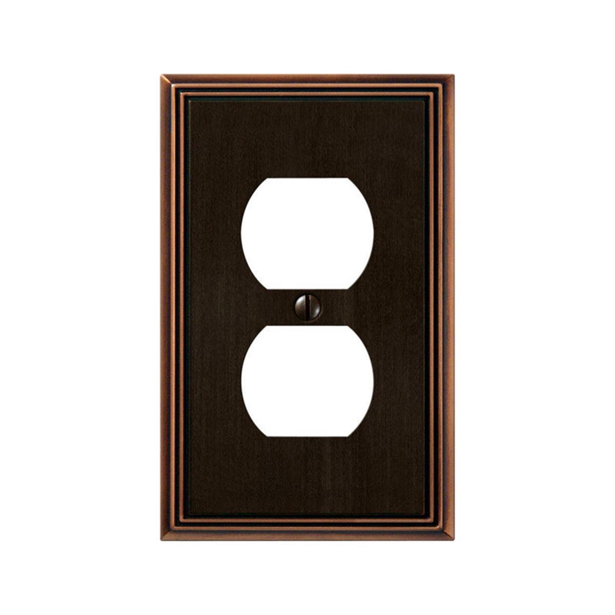 Picture of Amertac Holdings 3501921 1 Duplex Aged Bronze Wallplate