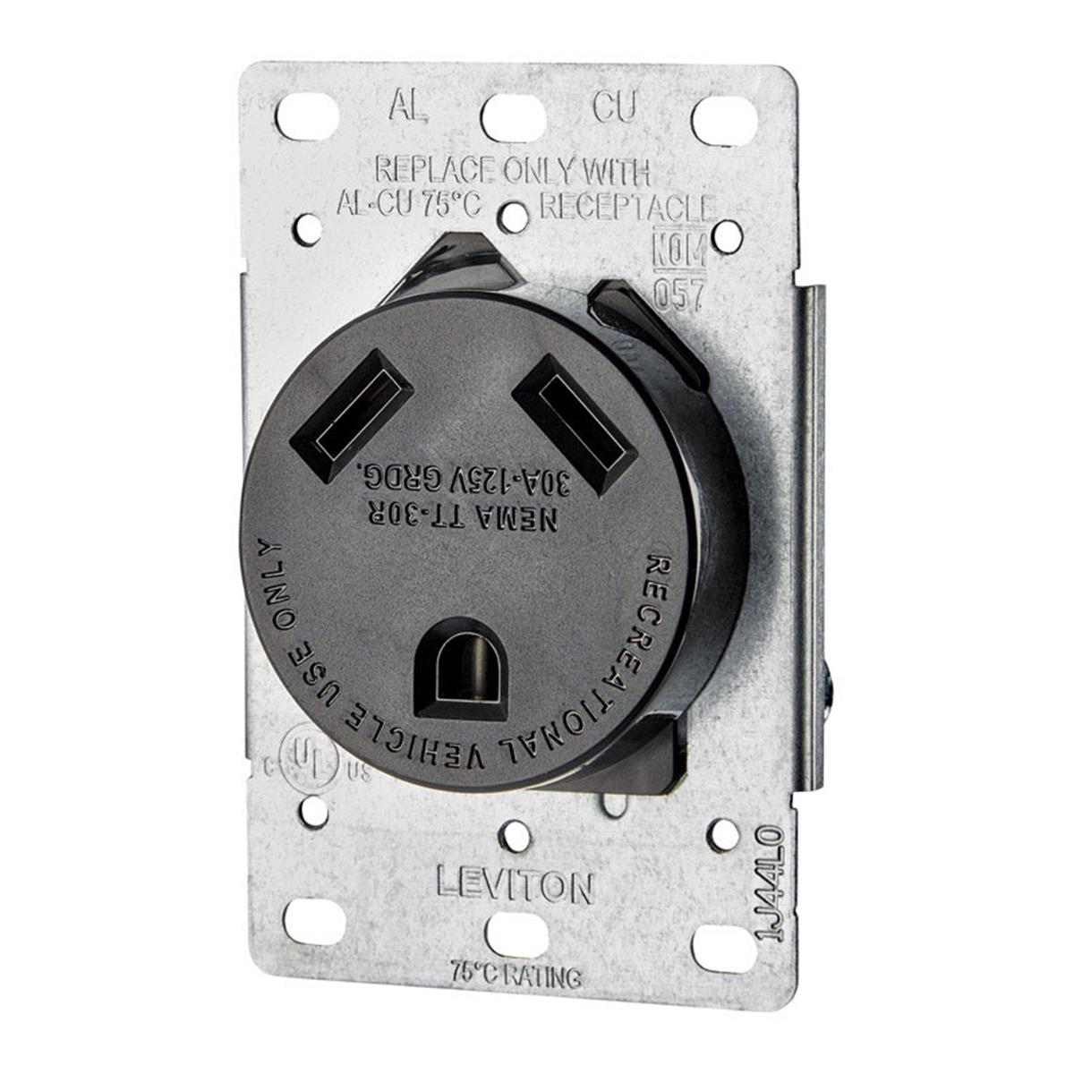 MT30A TT-30R Flush Mount Shallow Single Outlet