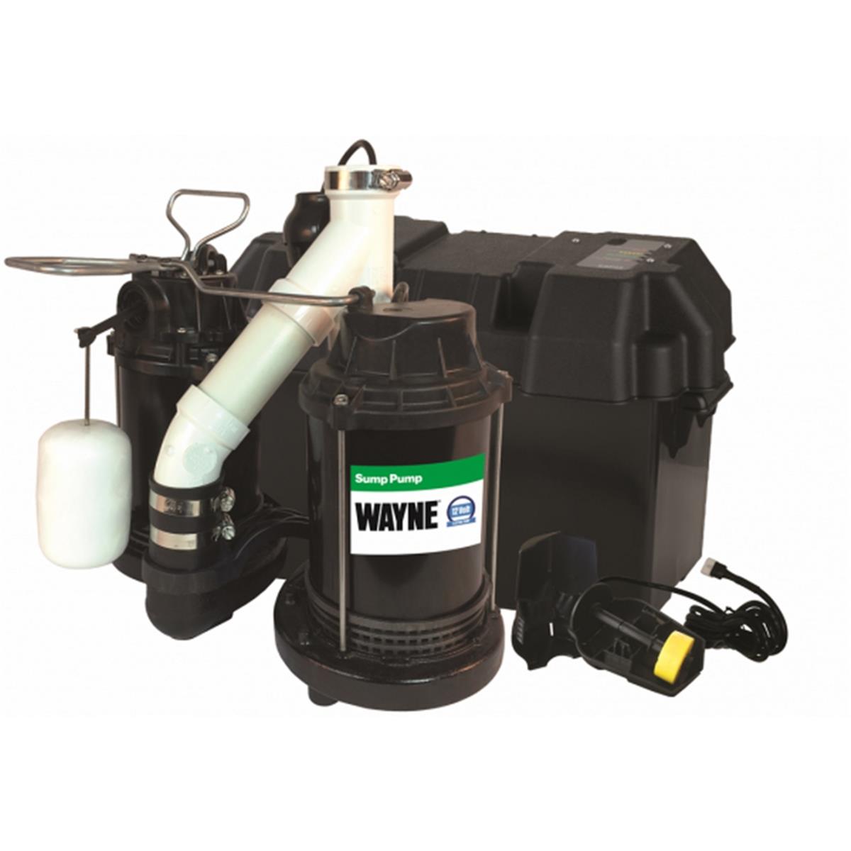 Picture of Wayne Water Systems 4000798 0.5 HP Backup Sump Pump