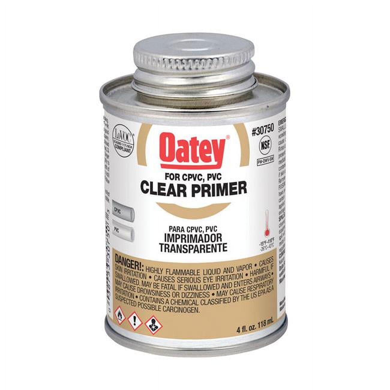 4385936 4 oz PVC Clear Primer -  Oatey