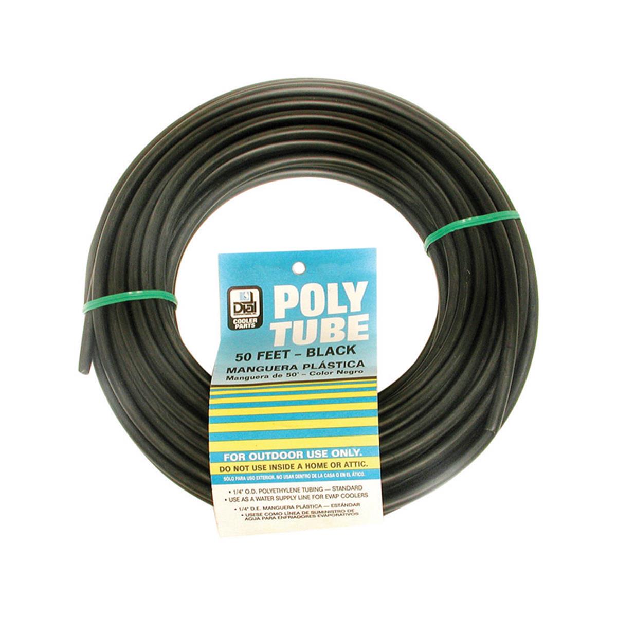 Picture of Dial Manufacturing 49664 0.25 in. x 50 ft. Plastic Black Tube