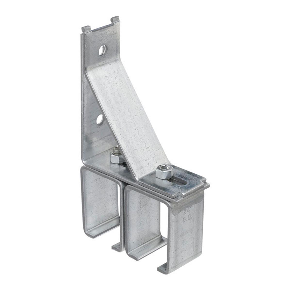 Double Box Rail Bracket, Galvanized