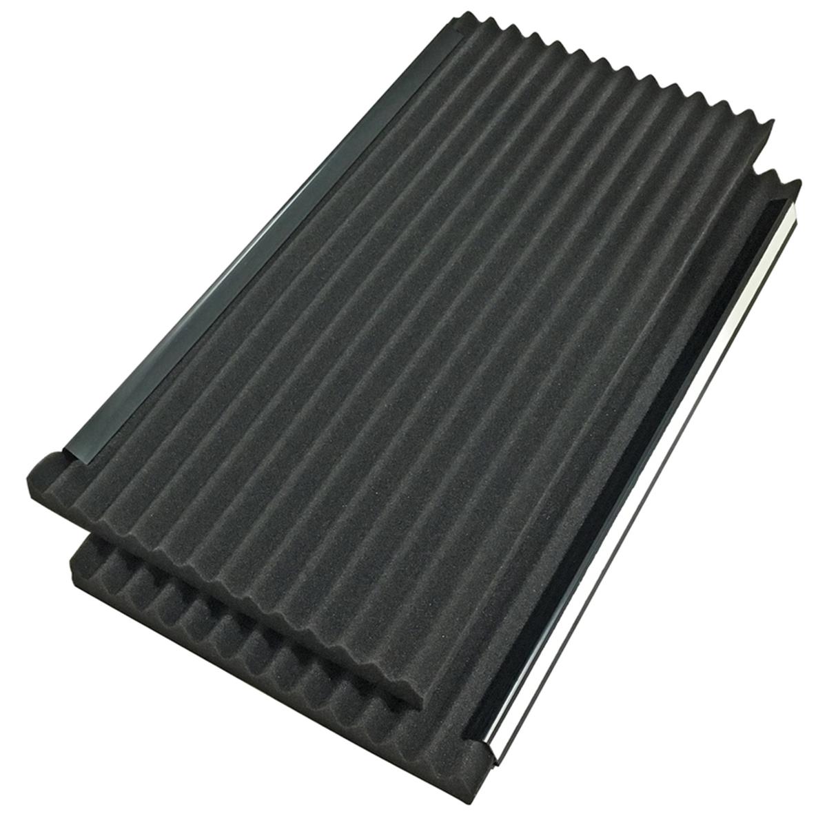 18 in. Black Air Conditioner Foam, Pack of 2