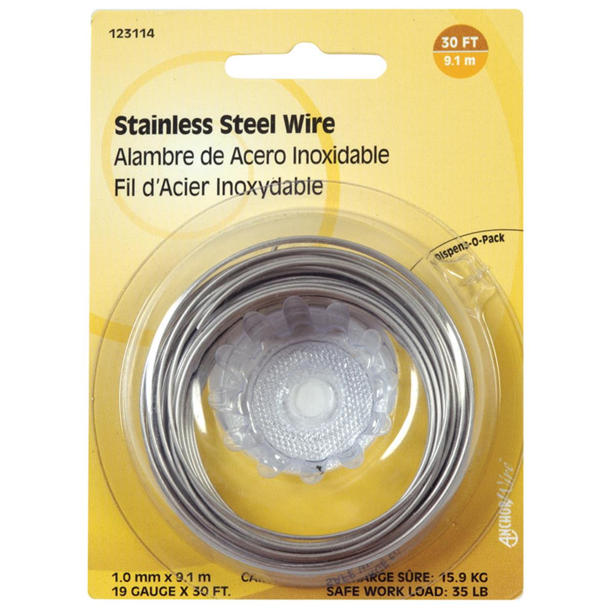 30 ft 19 Gauge Stainless Steel Wire