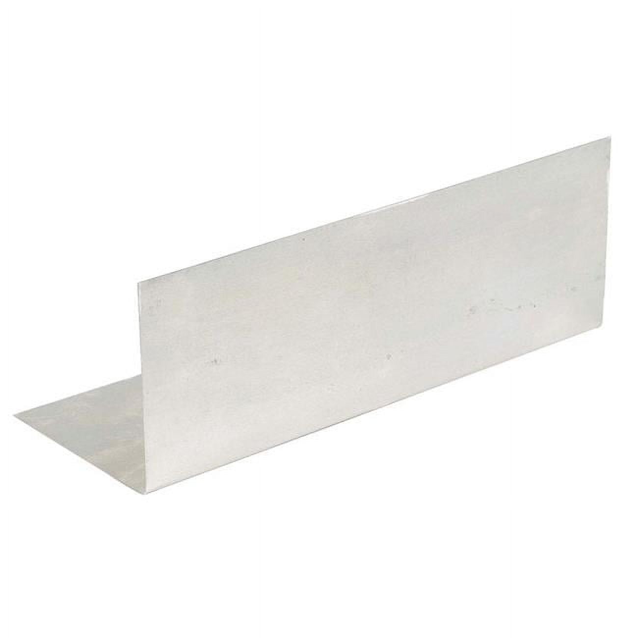 4 x 4 x 8 in. Polished Brass & Galvanized Flashing Flange