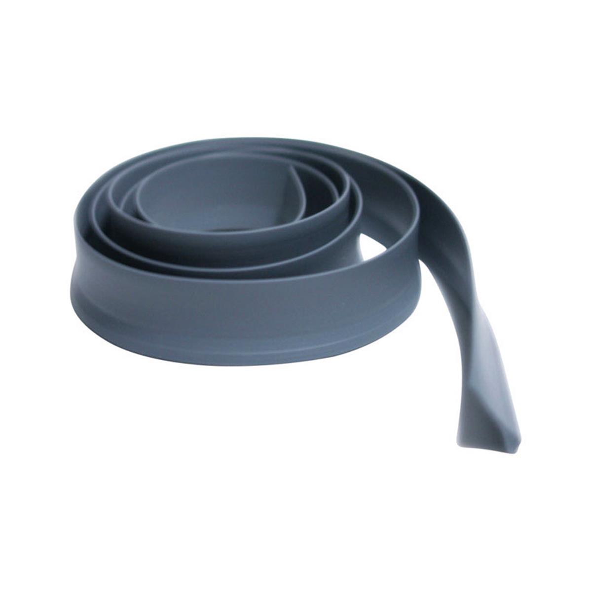 37 in. Gray Vinyl Door Bottom Seal