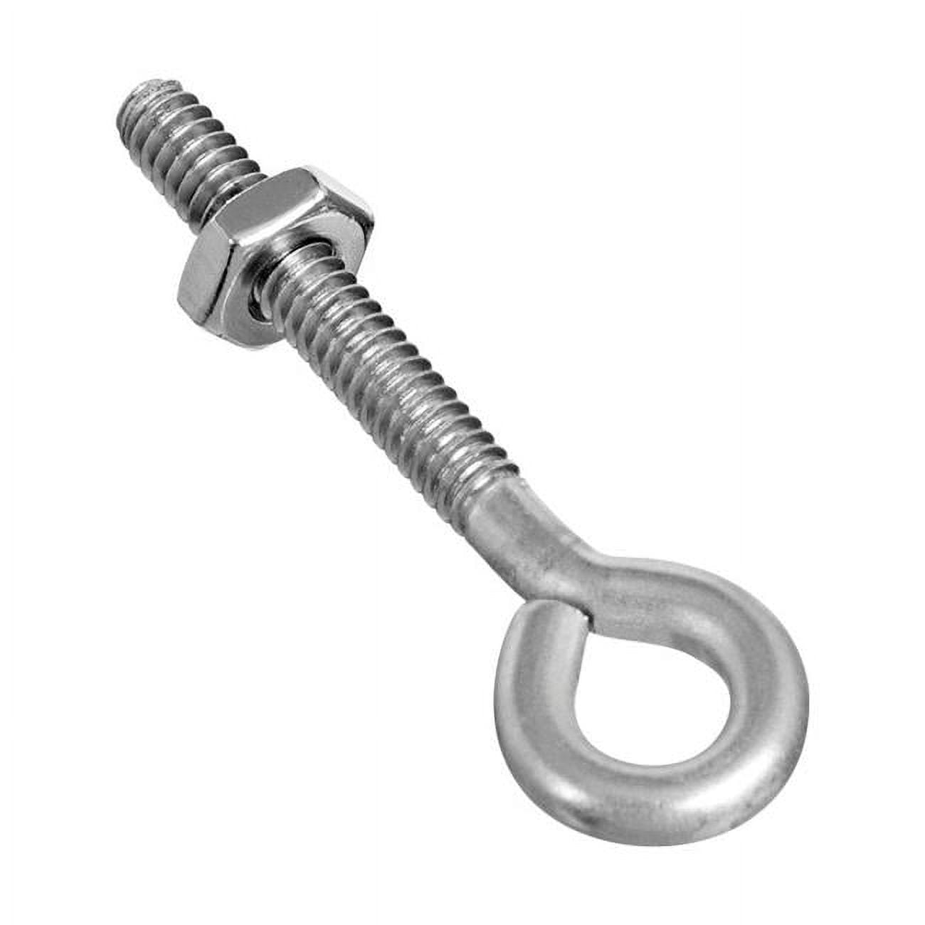 National Hardware 3/16 in. X 2 in. L Stainless Stainless Steel Eyebolt Nut Included