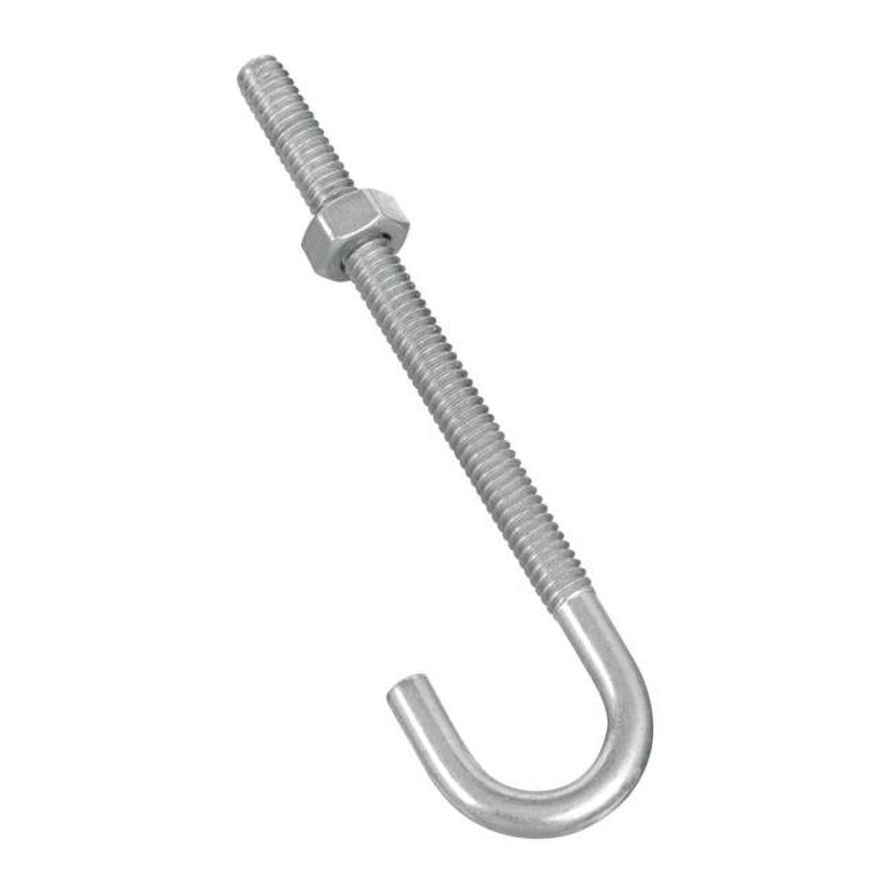 0.25 x 4 in. Zinc Plated J-Bolt