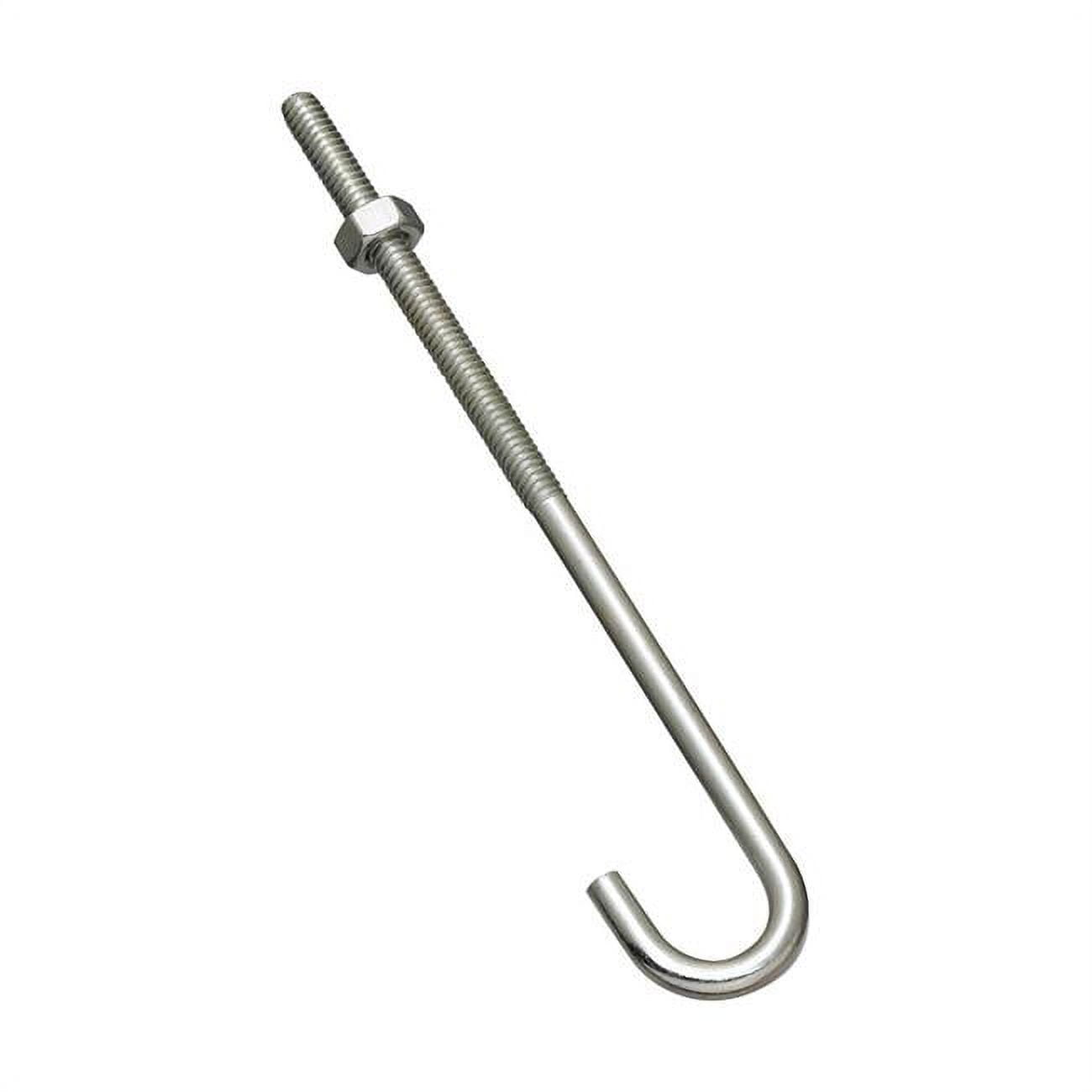 0.25 x 6 in. Zinc Plated J-Bolt