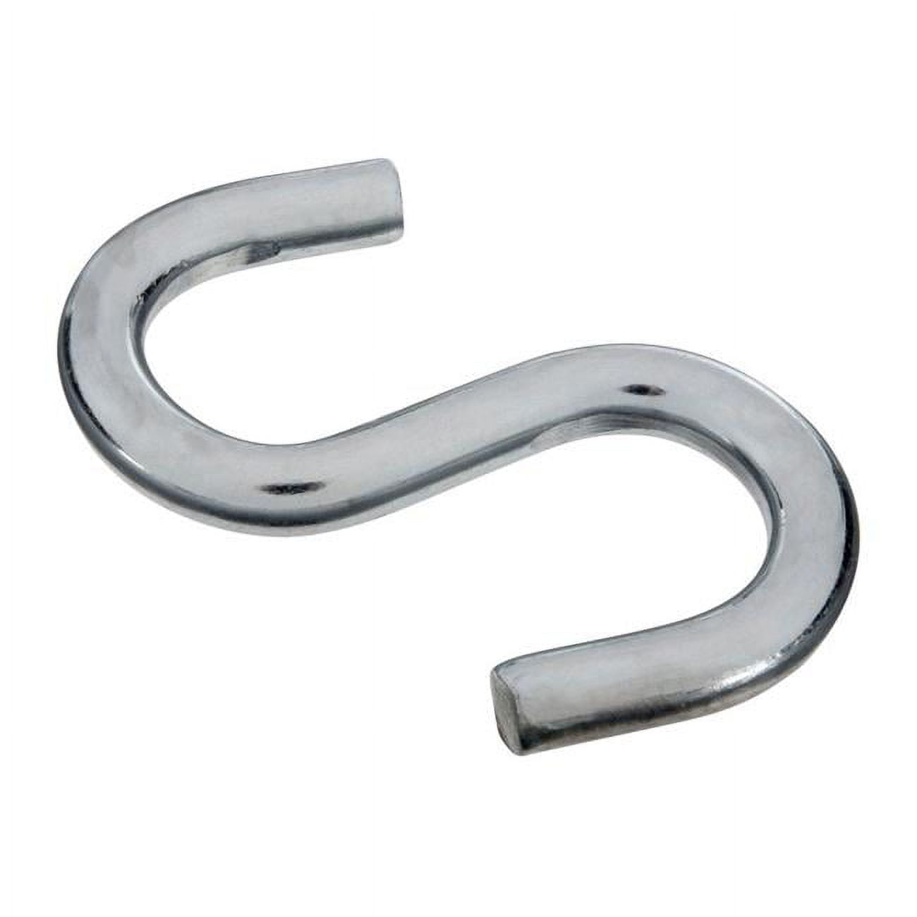 S-Hook, 180 lb Working Load, Steel, Zinc