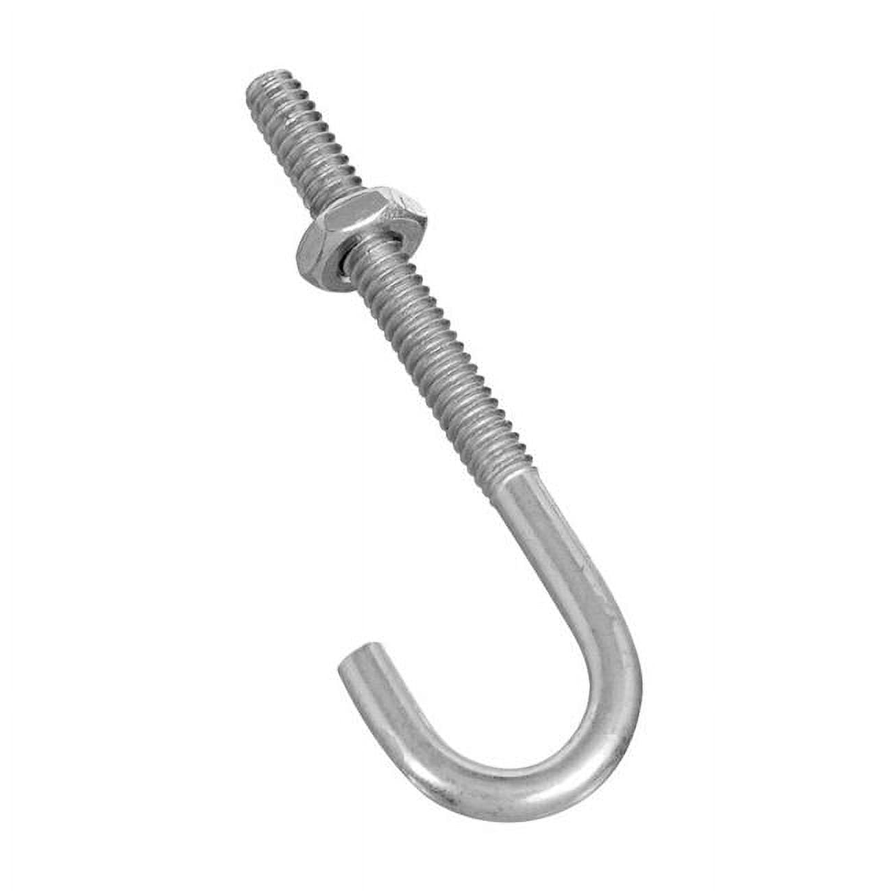 0.18 x 2.5 in. Zinc Plated J-Bolt