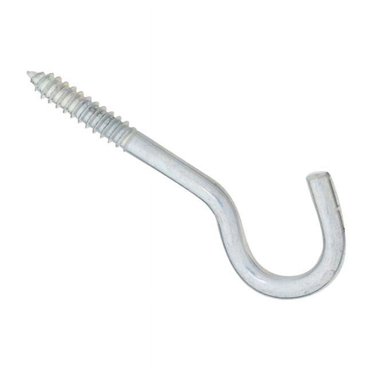 National Hardware Large Zinc-Plated Silver Steel 4-1/2 in. L Screw Hook 125 lb 1 pk