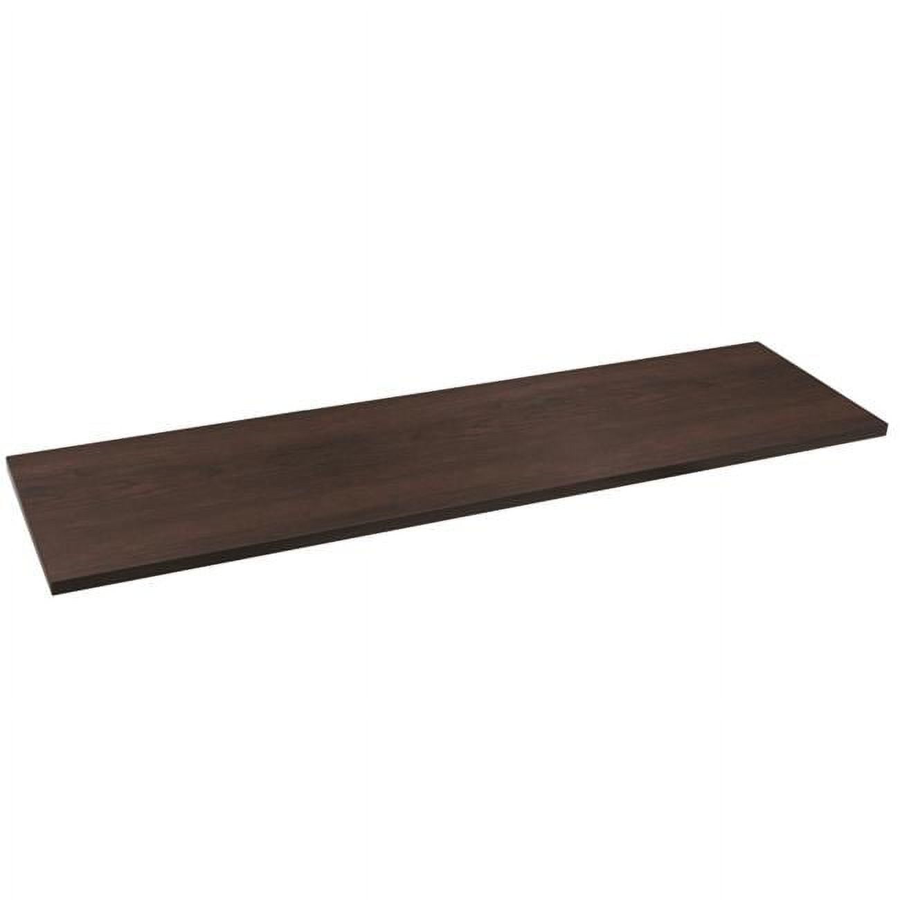 12 x 36 in. Espresso Shelf Board