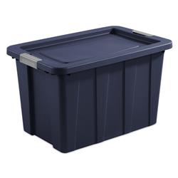 Sterilite 6030575 30 gal Blue Storage Tote - Pack of 4