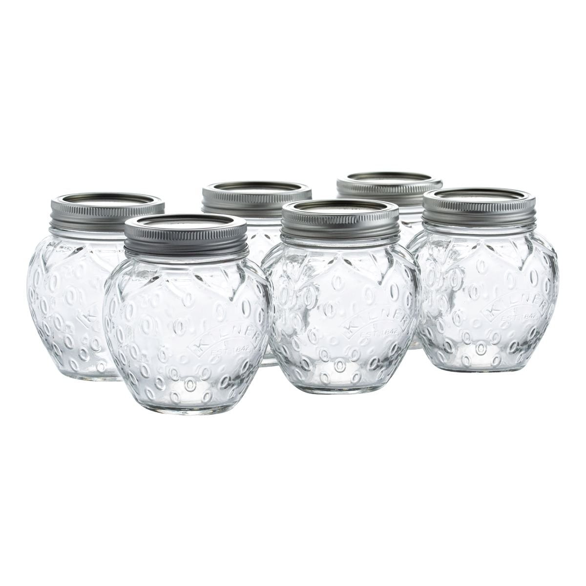 Picture of Rayware 6037373 Strawberry Canining Jar, - 6 pack - Pack of 2