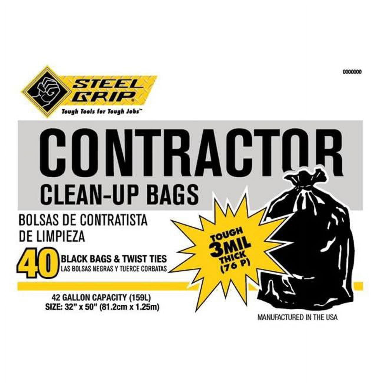 42 gal Contractor Bag, Pack of 40