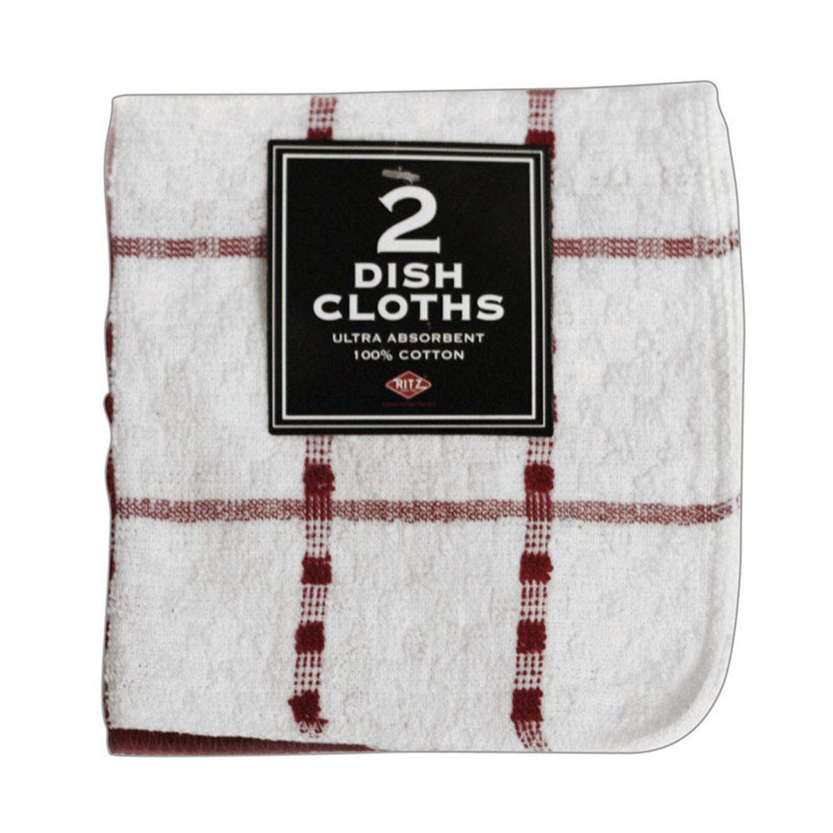 Dish Cloth, Paprika - Pack of 2