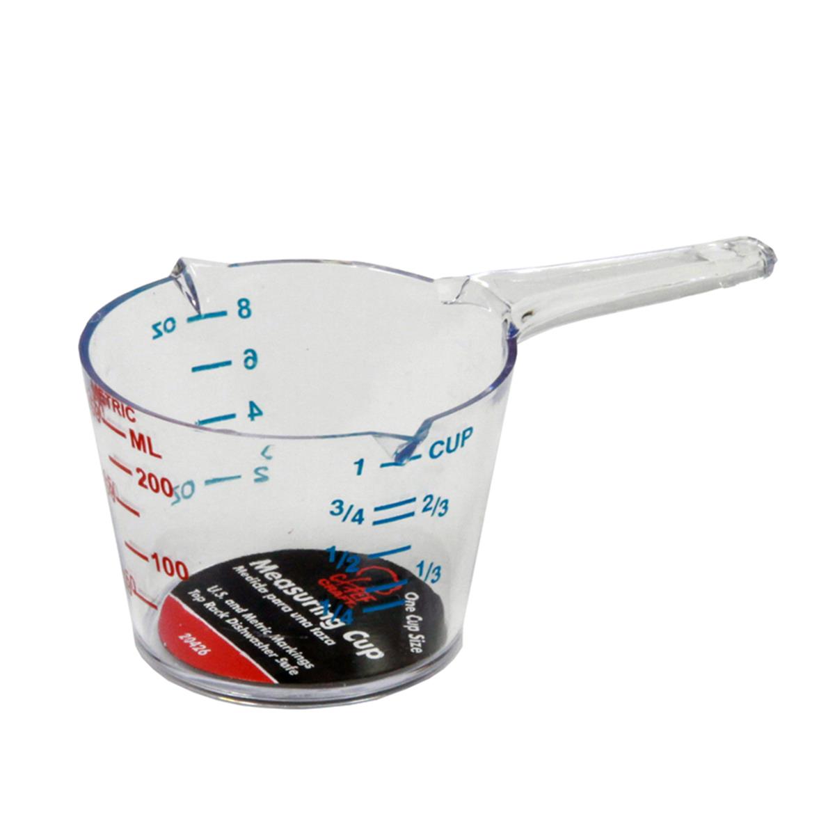 Picture of Chef Craft 6155782 Clear Measuring Cup&#44; 1 Cup