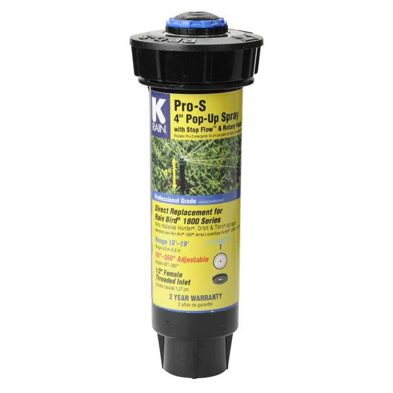 K-rain Manufacturing 7016780 4 in. Pop-up Adjustable Pro Spray