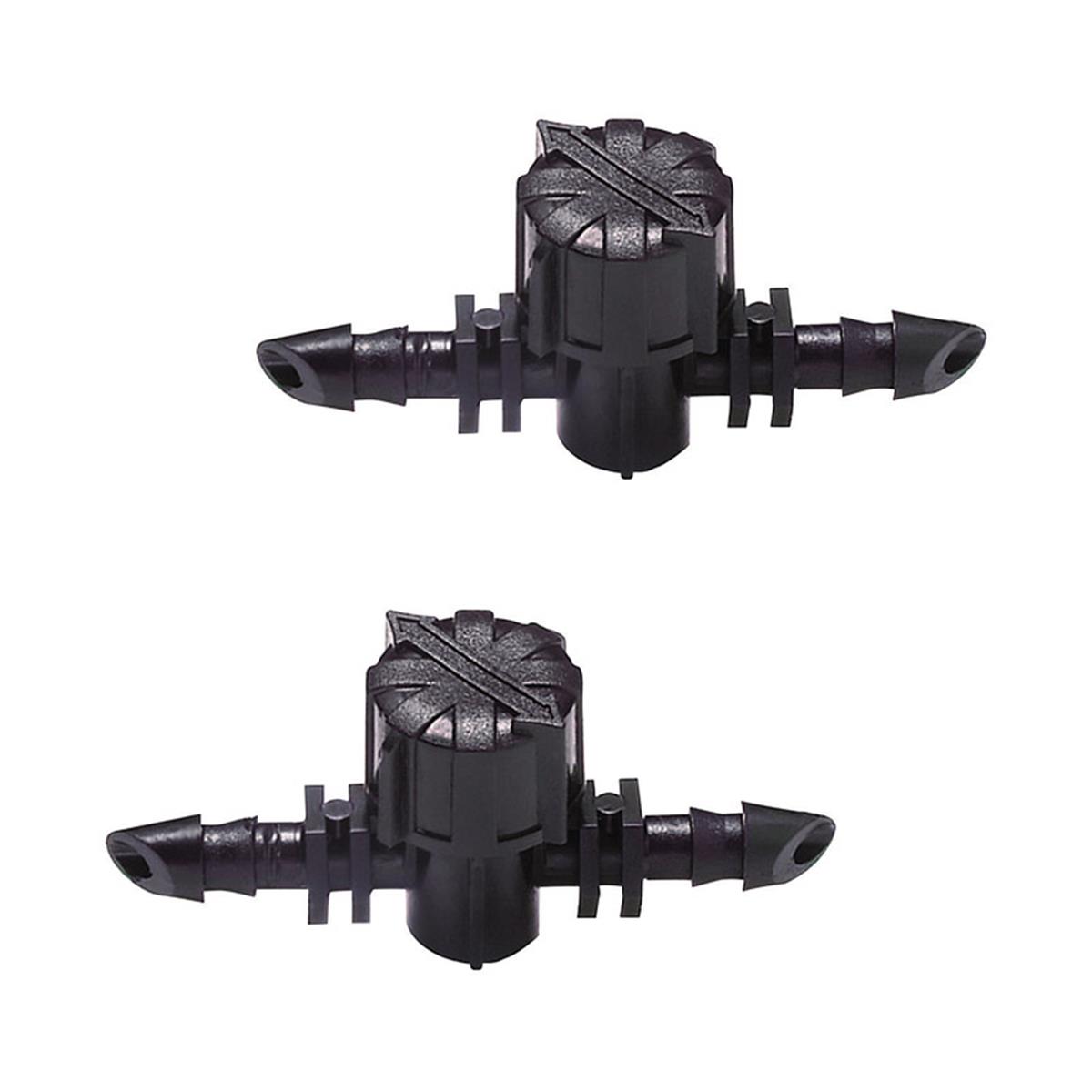 0.25 in. Barb Connector Valve, Pack of 2