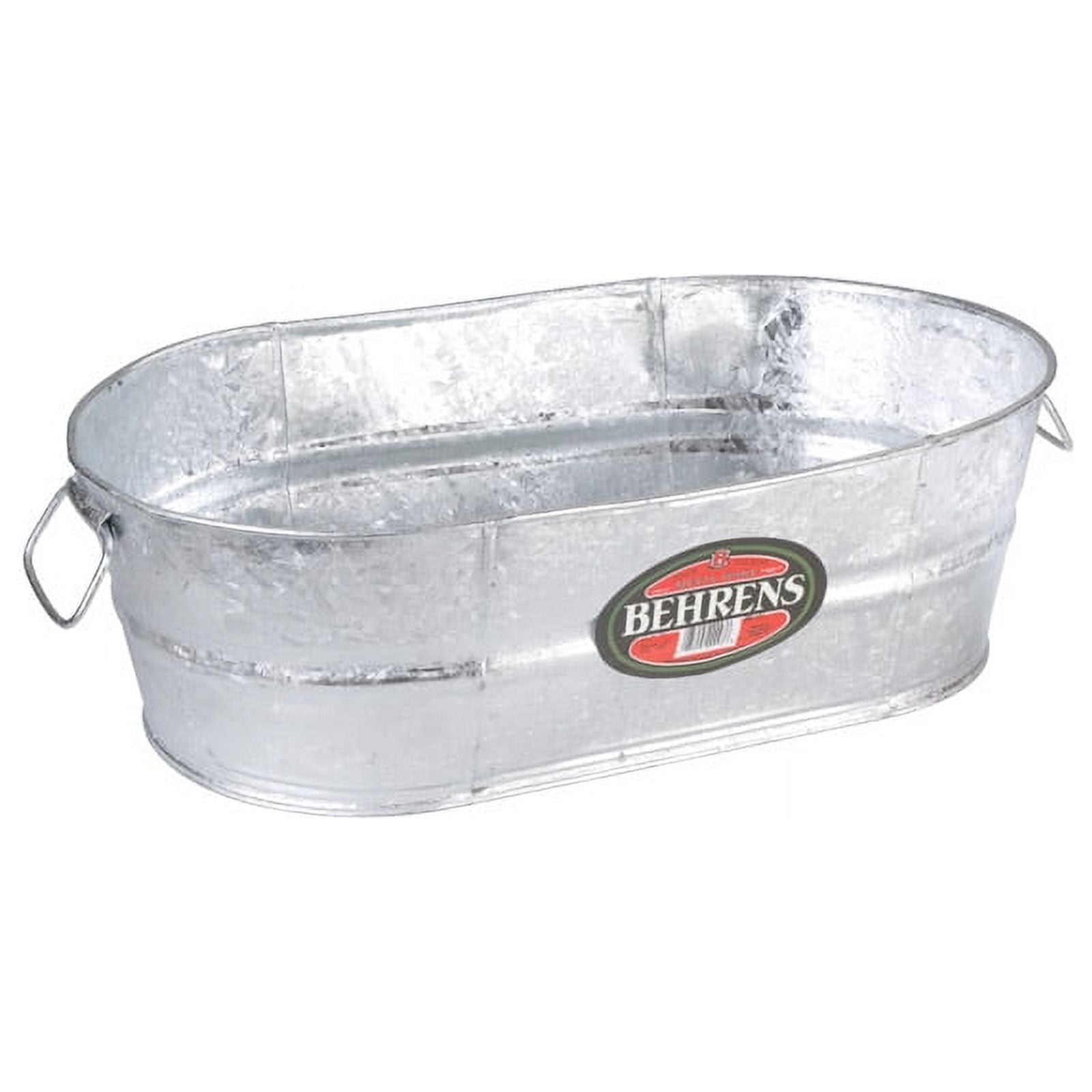 4 gal Galvanized Oval Tub