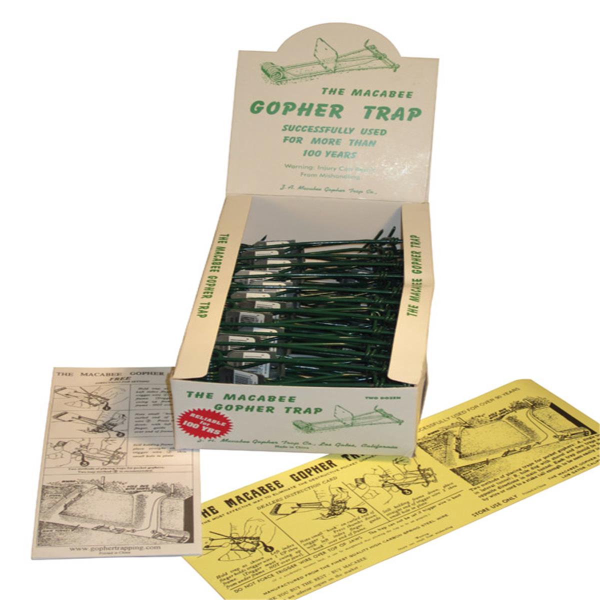 Picture of Macabee Gopher 72159 Macabee Steel Gopher & Rodent Trap