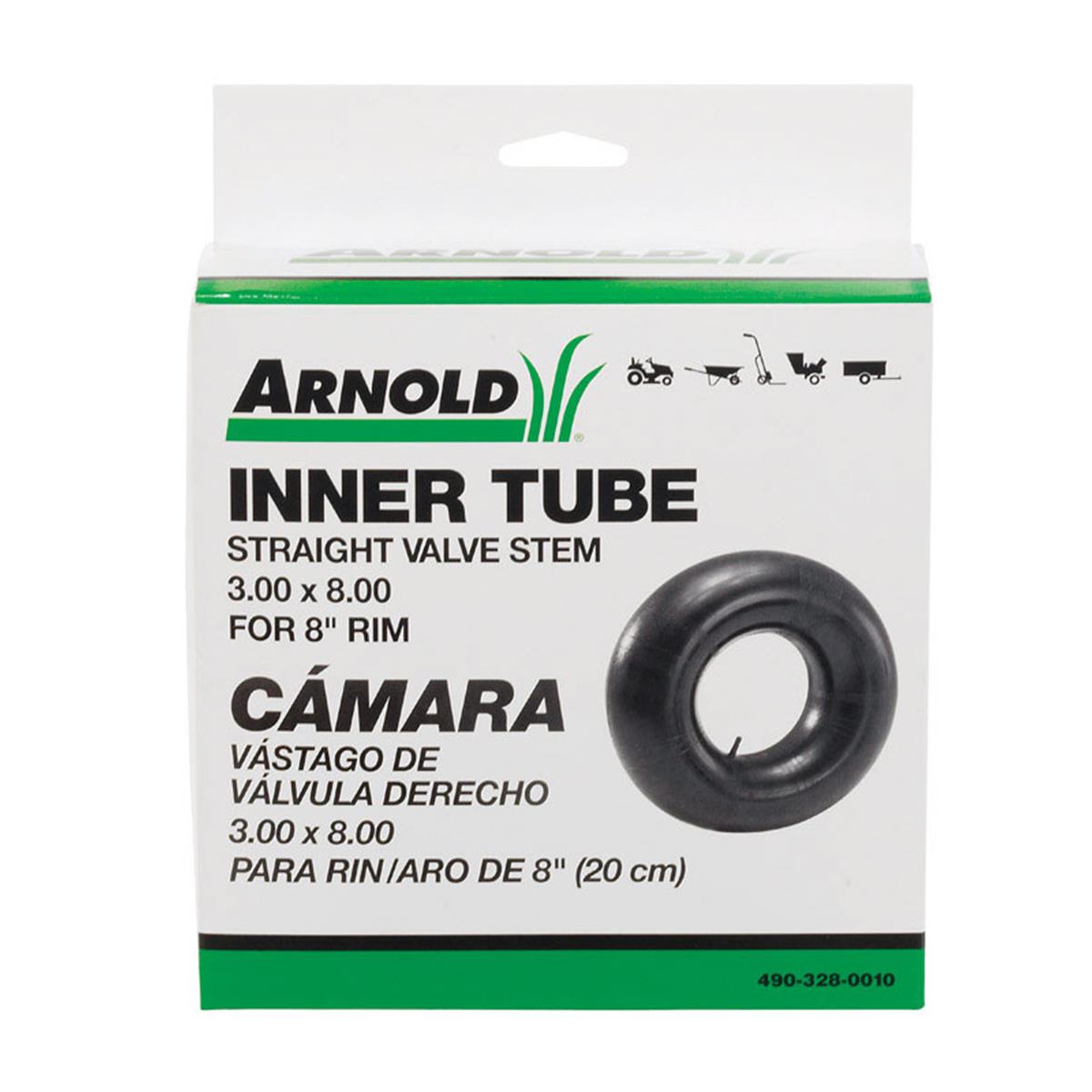 Arnold 8 in. D X 8 in. D Inner Tube Rubber 1 pk