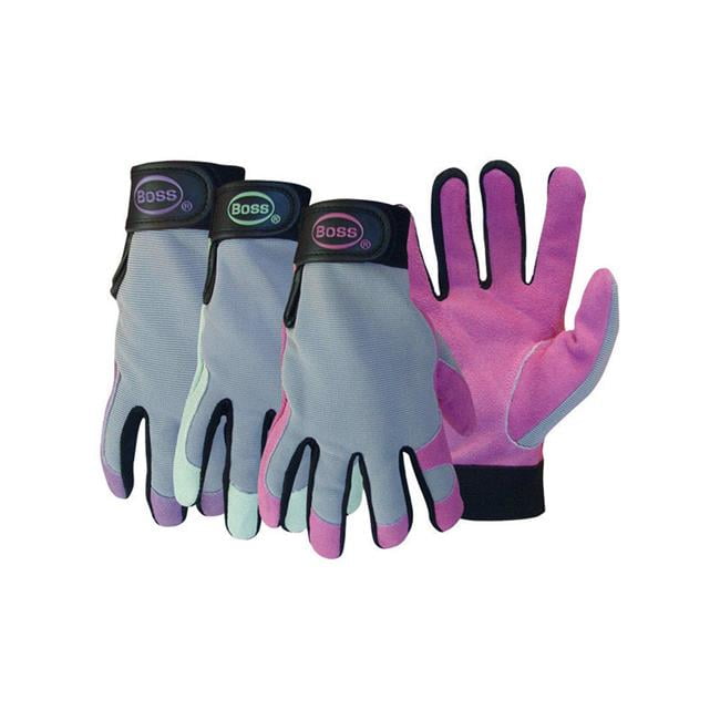 Leather & Spandex Large Womens Glove