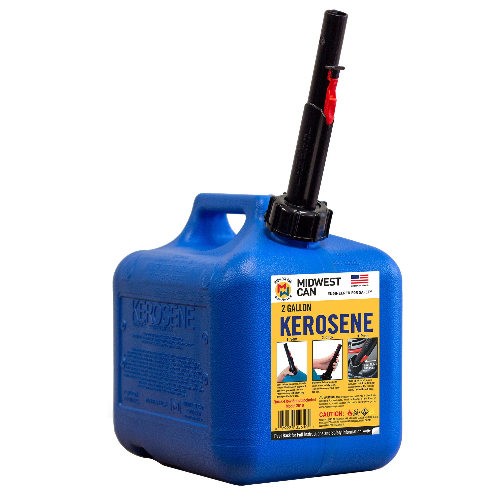 2 gal Quicklfow Kerosene Can