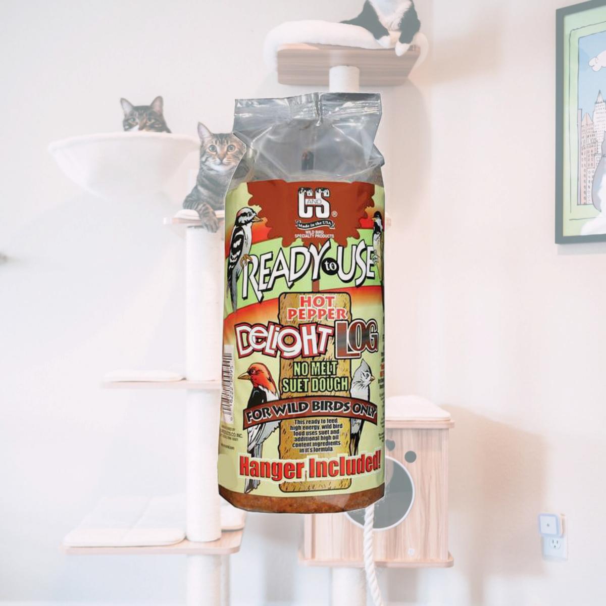 Picture of C&S Products 8039785 1 lbs Hot Pepper Log Suet