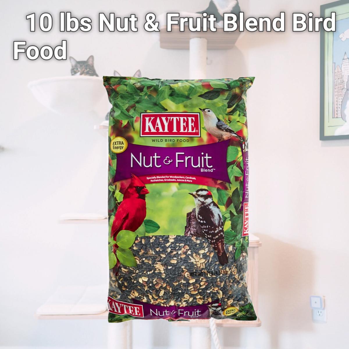 Picture of Kaytee Products 8248718 10 lbs Nut & Fruit Blend Bird Food