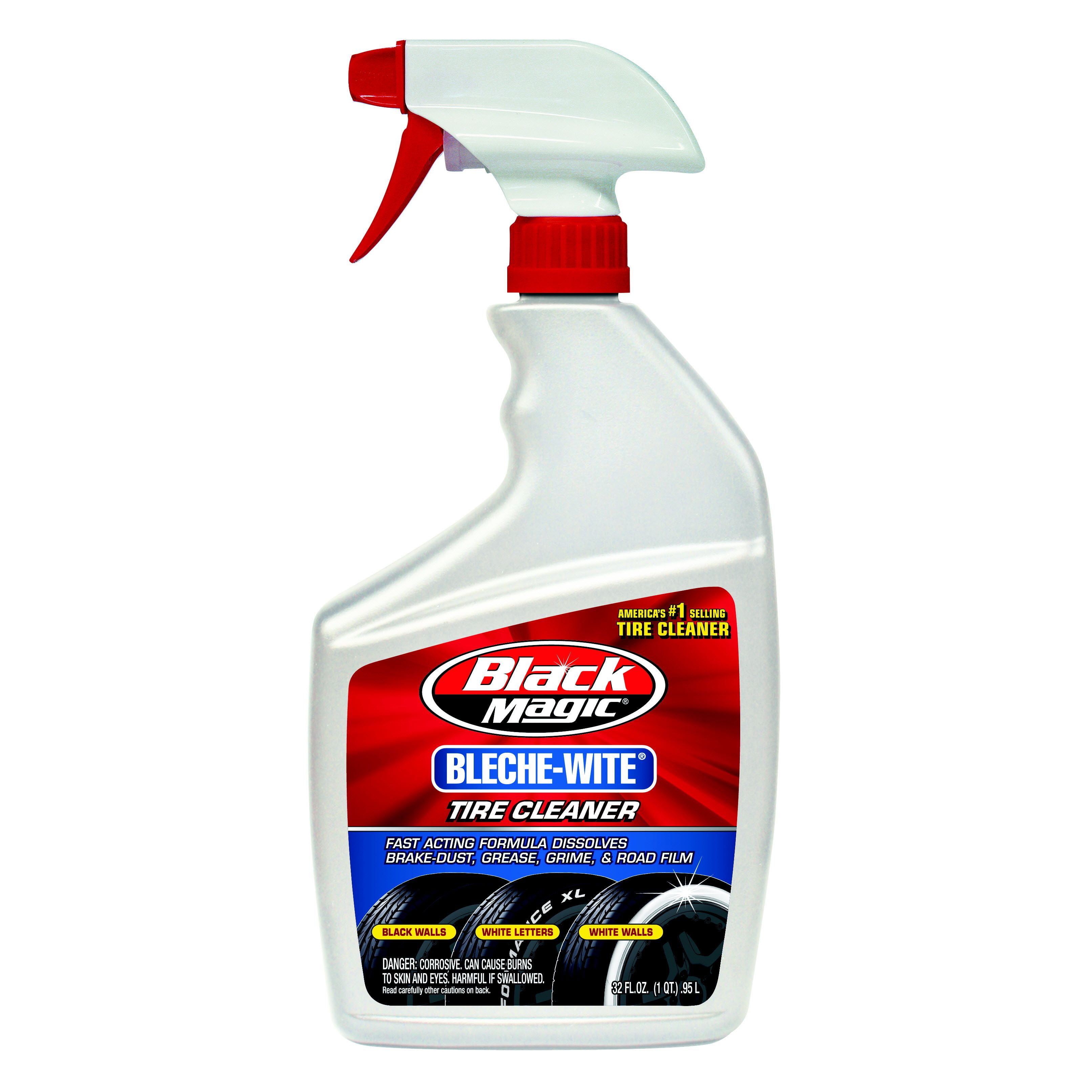 32 in. Black Magic Bleche-Wite Tire Cleaner pack of 4