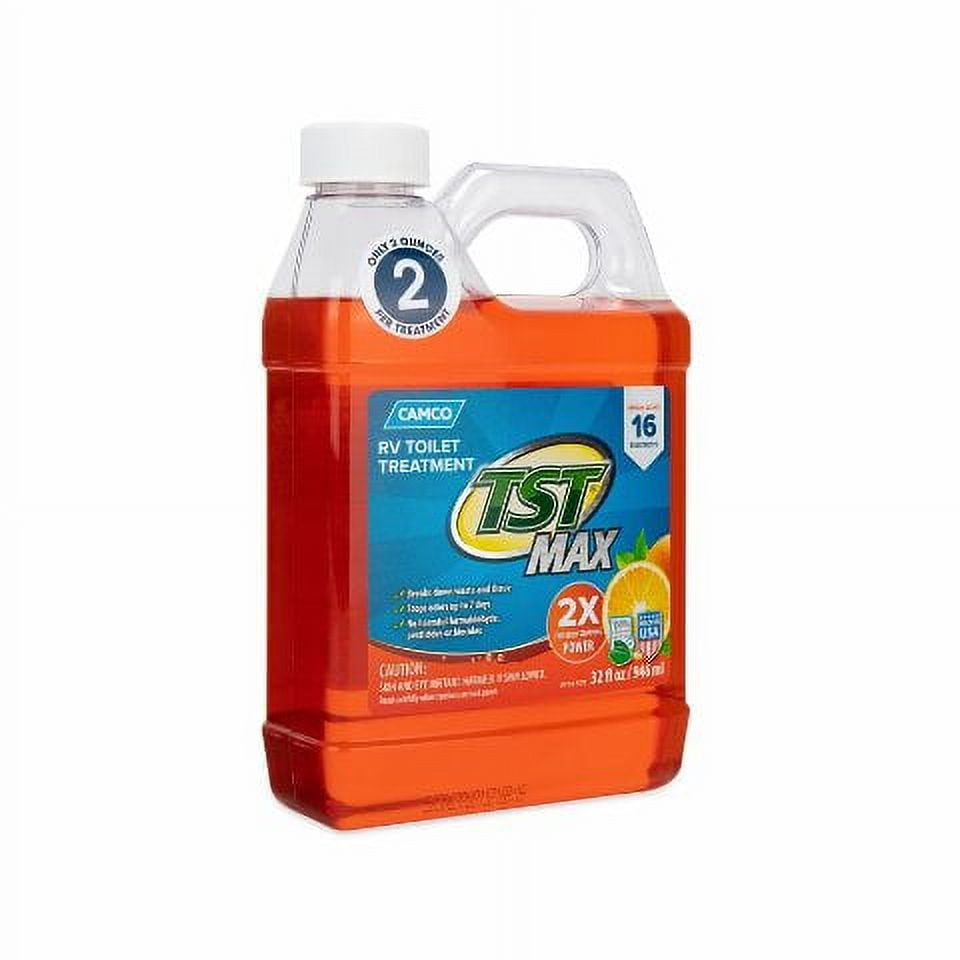 32 oz Orange Scent TST Max Strength RV Toilet Treatment -  Camco Manufacturing, CA9471