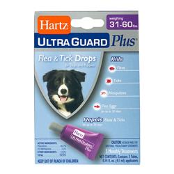 Picture of Hartz Mountain 8303026 31-60 lbs Flea Drops for Dogs