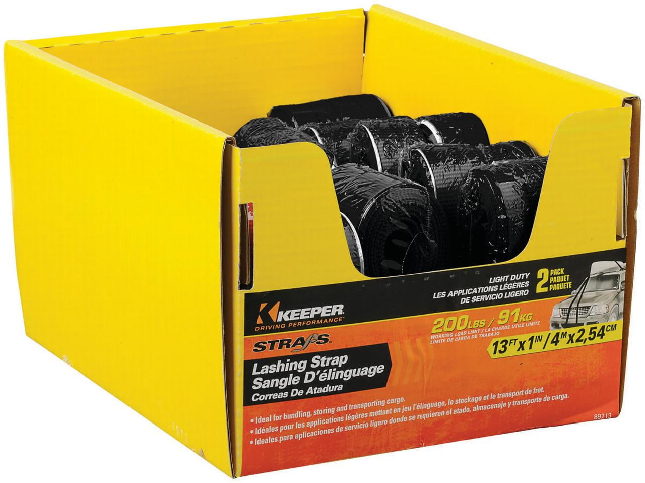 13 ft. Black Lashing Strap, 2 Piece