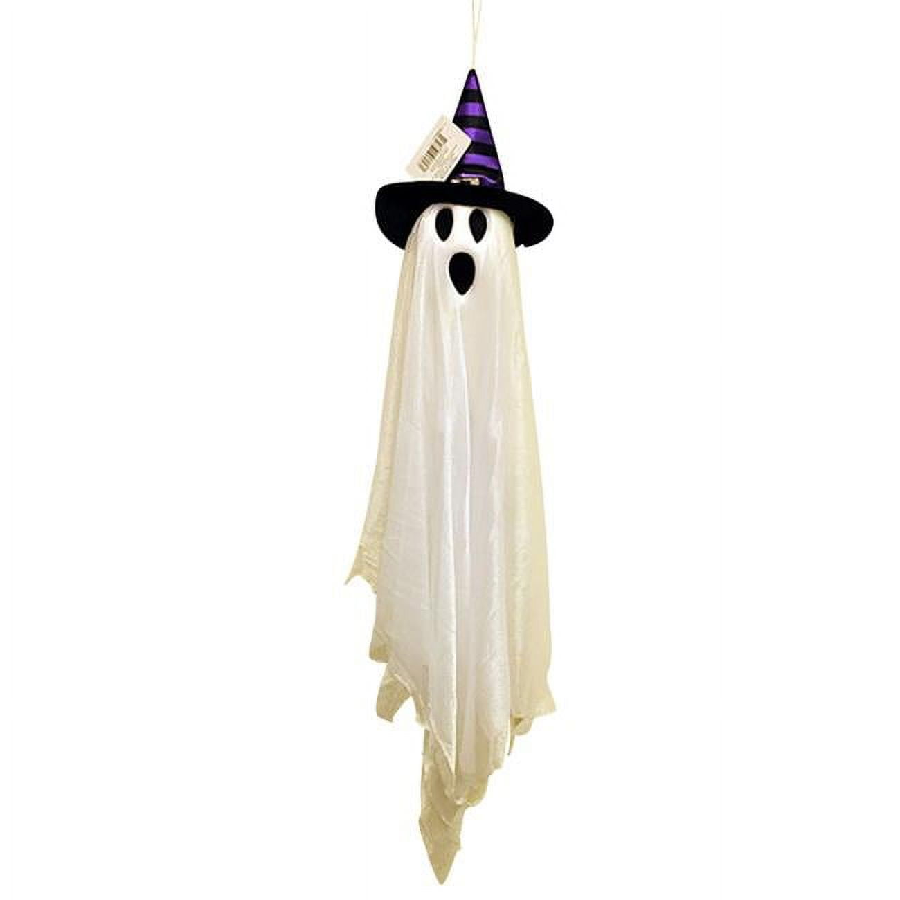 Ghost with Hat Hanging Decor