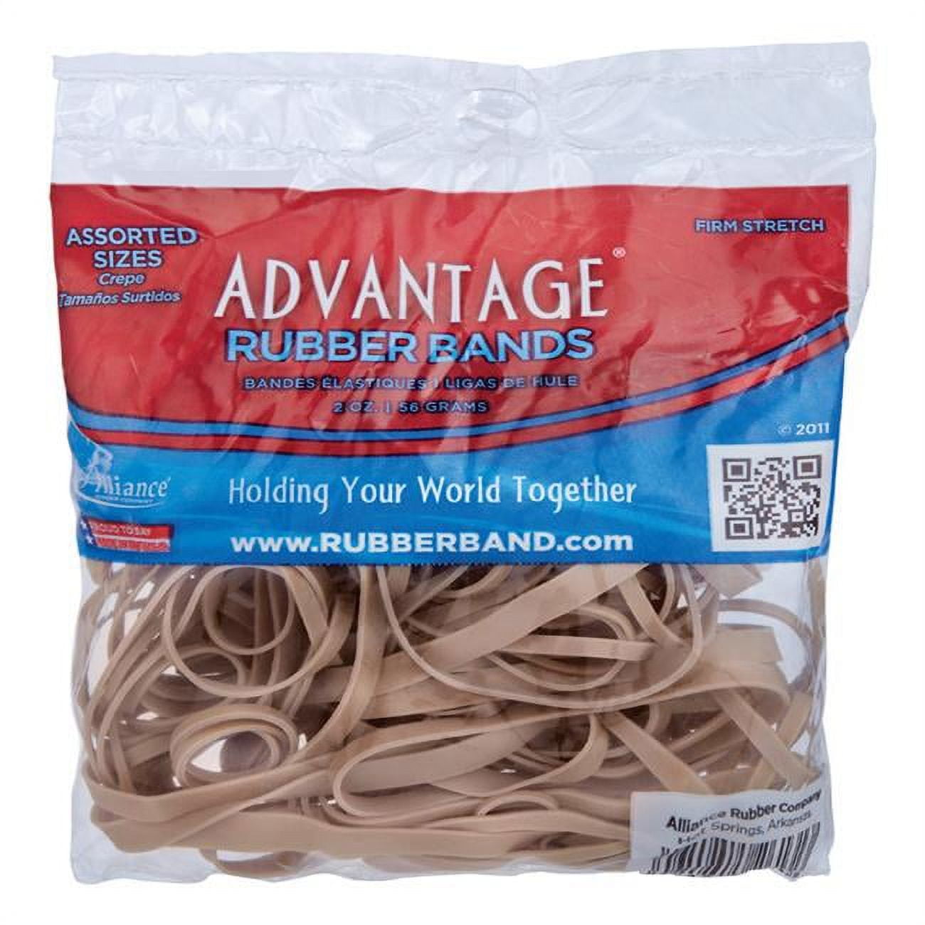 Picture of Alliance Rubber 91234 2.0 oz Assorted Color Rubber Bands