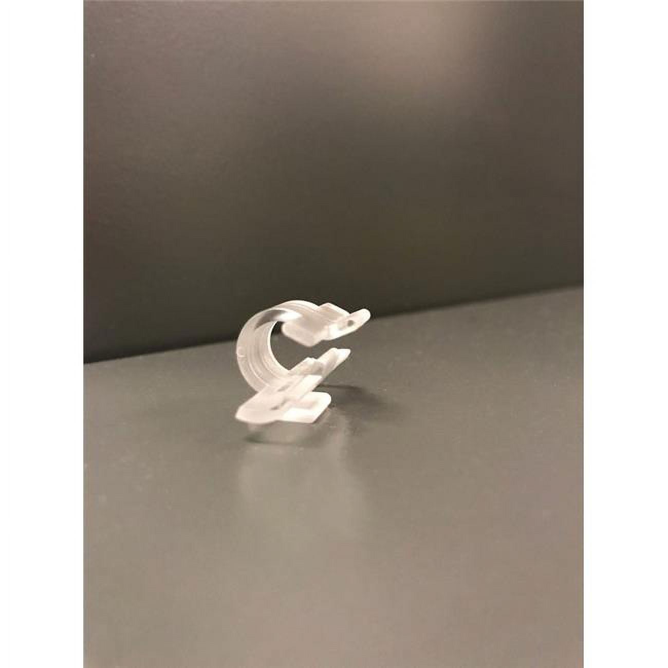 0.5 x 0.75 x 1 in. Accessory Clip for Pop Plastic Sign Holder, Clear
