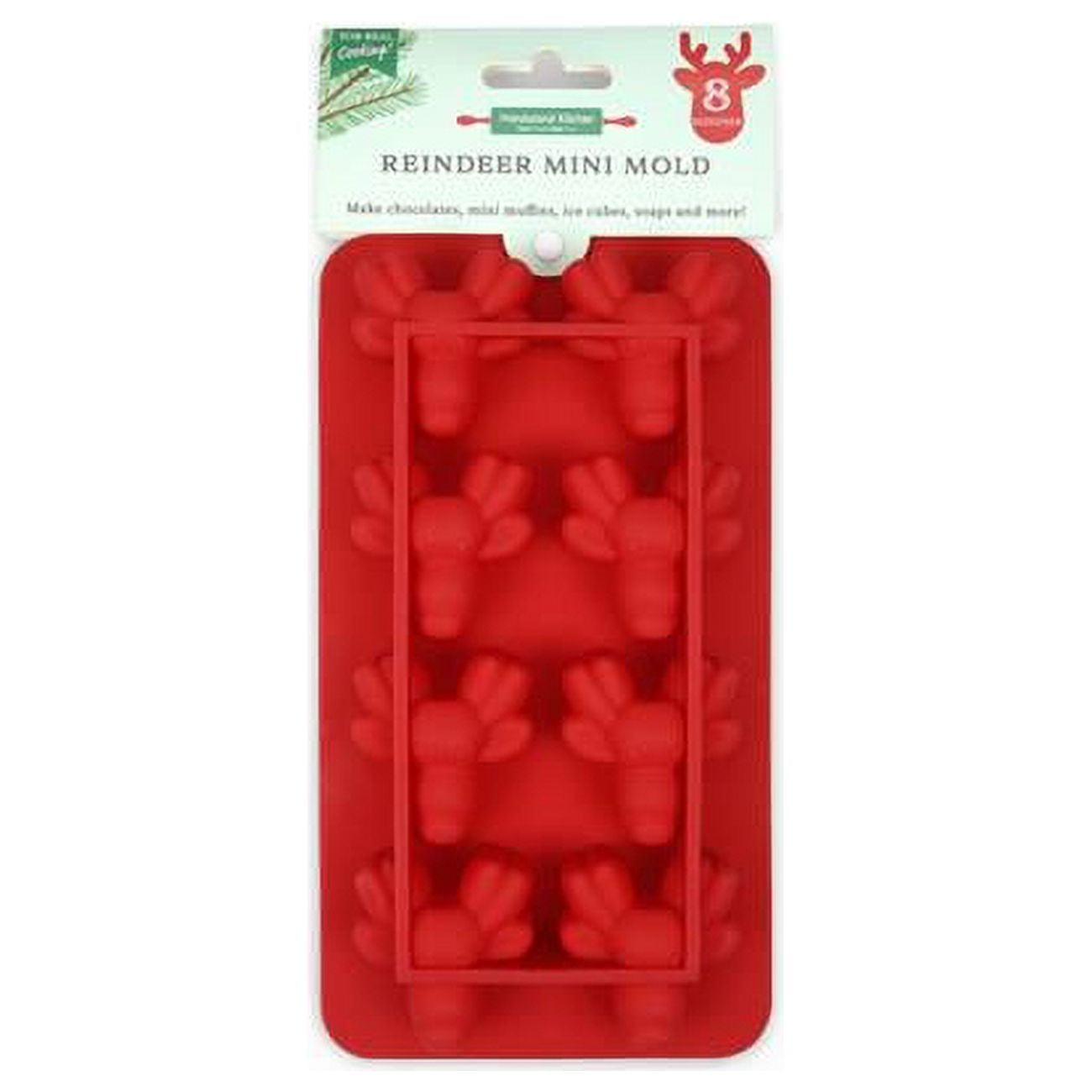 Picture of Hand Stand Kitchen 6030529 Winter Wonderland Reindeer Mini Mold Silicone